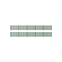 Ratio OO Picket Fencing, Green (Straight Only)