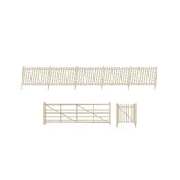 Ratio OO SR Concrete Pale Fencing (Inc. Gates & Ramps)