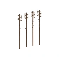 Ratio OO Telegraph Poles (16 Per Pack)