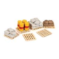 Ratio OO Pack Of Assorted Pallets, Sacks & Barrels