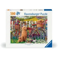 Ravensburger Cute Dogs in the Garden 500pc Jigsaw Puzzlec