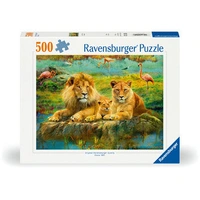 Ravensburger Lions in the Savannah Puzzle 500pc Jigsaw Puzzlec