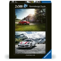 Ravensburger 2x500pc Porsche 356 & Porsche 911 Jigsaw Puzzle 