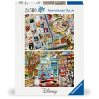 Ravensburger 2x500pc Disney Stamps & Toys Jigsaw Puzzle