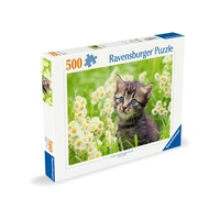 Ravensburger Kitten in the Meadow 500pc Jigsaw Puzzle