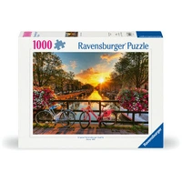Ravensburger Bicycles in Amsterdam Puzzle 1000pc Jigsaw Puzzle