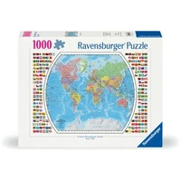 Ravensburger Political World Map Puzzle 1000pc Jigsaw Puzzle