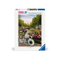 Ravensburger Bicycle and Flowers in Amsterdam 1000pc Jigsaw Puzzle