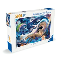 Ravensburger 5000pc Dragon Fire And Ice Jigsaw Puzzle