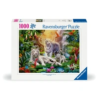 Ravensburger 1000pc White Tiger Family Jigsaw Puzzle 