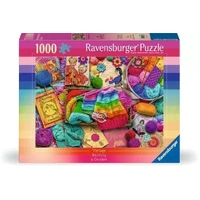Ravensburger Vintage Knitting & Crochet 1000pc Jigsaw Puzzle