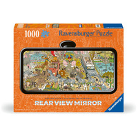 Ravensburger Safari Rear View Mirror 1000pc Jigsaw Puzzle