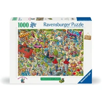Ravensburger Holiday Resort 4-Amusement Park 1000pc Jigsaw Puzzle