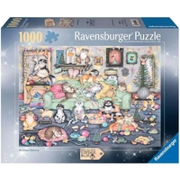 Ravensburger Crazy Cats Christmas Crackers 1000pc Jigsaw Puzzle