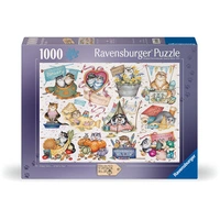 Ravensburger Crazy Cats: Cat's Calendar 1000pc Jigsaw Puzzle