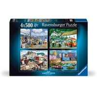 Ravensburger 4x500pc Happy Days No. 8 Holidays Jigsaw Puzzle