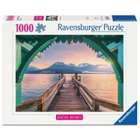 Ravensburger - Romantic FootBridge at Lac d'Annecy 1000pc Jigsaw Puzzle