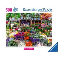 Ravensburger - Flower Market, France 500pc Jigsaw Puzzle