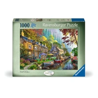 Ravensburger - Down Lane Nn 6: Canal Side Lane 1000pc Jigsaw Puzzle