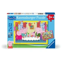 Ravensburger Peppa Pig 2x12pc Jigsaw Puzzle