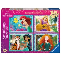 Ravensburger Disney Princess Bumper Pack 4x42pc Jigsaw Puzzle