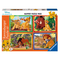 Ravensburger Disney The Lion King Bumper Pack 4x42pc Jigsaw Puzzle