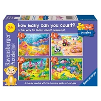 Ravensburger How Many Can You Count? 6/8/10/12pc Jigsaw Puzzle