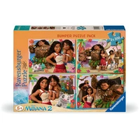 Ravensburger Disney Moana Bumper Pack 4x100pc Jigsaw Puzzle