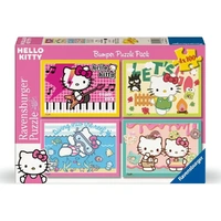 Ravensburger Hello Kitty Bumper Pack 4x100pc Jigsaw Puzzle