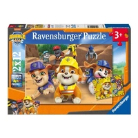 Ravensburger Paw Patrol Rubble & Crew 2x12pc Jigsaw Puzzle