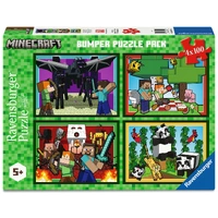 Ravensburger - Realms & Adventures 4x100pc Jigsaw Puzzle