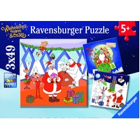Ravensburger - Santa and his Three Elves Jigsaw Puzzle 3x49pc