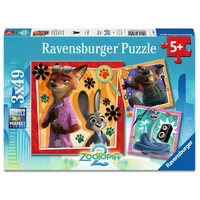 Ravensburger - Zootopia 2 - A New Mission 3x49pc Jigsaw Puzzle
