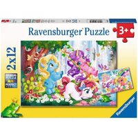 Ravensburger - 2x12pc Unicorns at Play Jigsaw Puzzle 05028-4