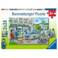 Ravensburger - 2x24pc Police at Work! Jigsaw Puzzle 05031-4