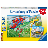 Ravensburger - 3x49pc Above the Clouds Jigsaw Puzzle 05033-8