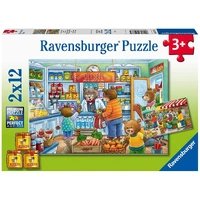 Ravensburger Let's go Shopping 2x12pc Jigsaw Puzzle