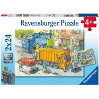 Ravensburger - 2x24pc Working Trucks Jigsaw Puzzle 05096-3