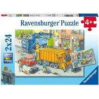 Ravensburger Working Trucks 2x24pc Jigsaw Puzzle