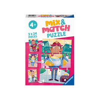 Ravensburger - 3x24pc Job Swap Mix & Match Jigsaw Puzzle 05136-6
