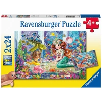 Ravensburger Mermaid Tea Party 2x24pc Jigsaw Puzzle