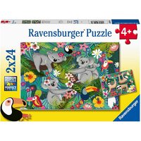 Ravensburger - 2x24pc Koalas and Sloths Jigsaw Puzzle 05183-0