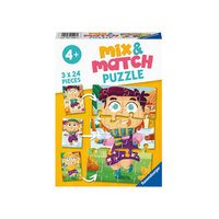 Ravensburger Fashion Mix 3x24pc Jigsaw Puzzle
