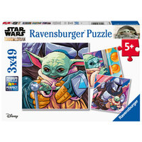 Ravensburger Star Wars: Grogu Moments 3x49 3x49pc Jigsaw Puzzle
