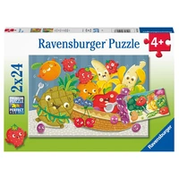 Ravensburger Fruit & Veggie Fun 2x24pc Jigsaw Puzzle