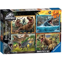Ravensburger Jurassic World Bumper Pack 4x100pc Jigsaw Puzzle