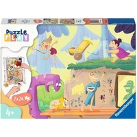 Ravensburger Puzzle & Play Prehistoric People 2x24pc Jigsaw Puzzle