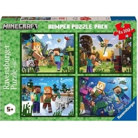 Ravensburger Minecraft Bumper Pack 4x100pc Jigsaw Puzzle