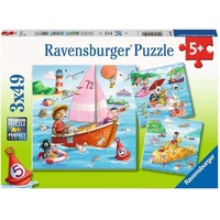 Ravensburger Fun on the Water 3x49pc Jigsaw Puzzle
