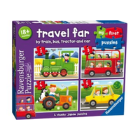 Ravensburger Travel Far My First 2/3/4/5pc Jigsaw Puzzle